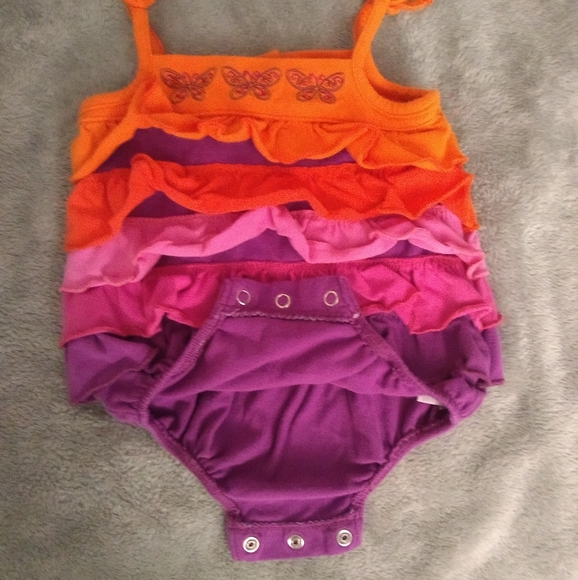 ⭐buy 2 get 1 free⭐ colorful summer baby ruffled romper - Picture 8 of 15